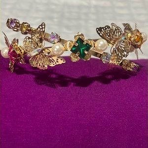 Butterfly & Gemstone Decor Headband